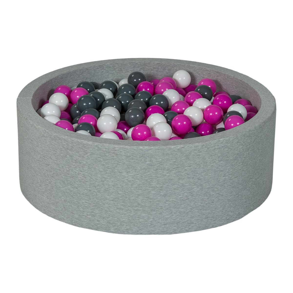 Piscine à balles Aire de jeu + 450 balles blanc, rose, gris