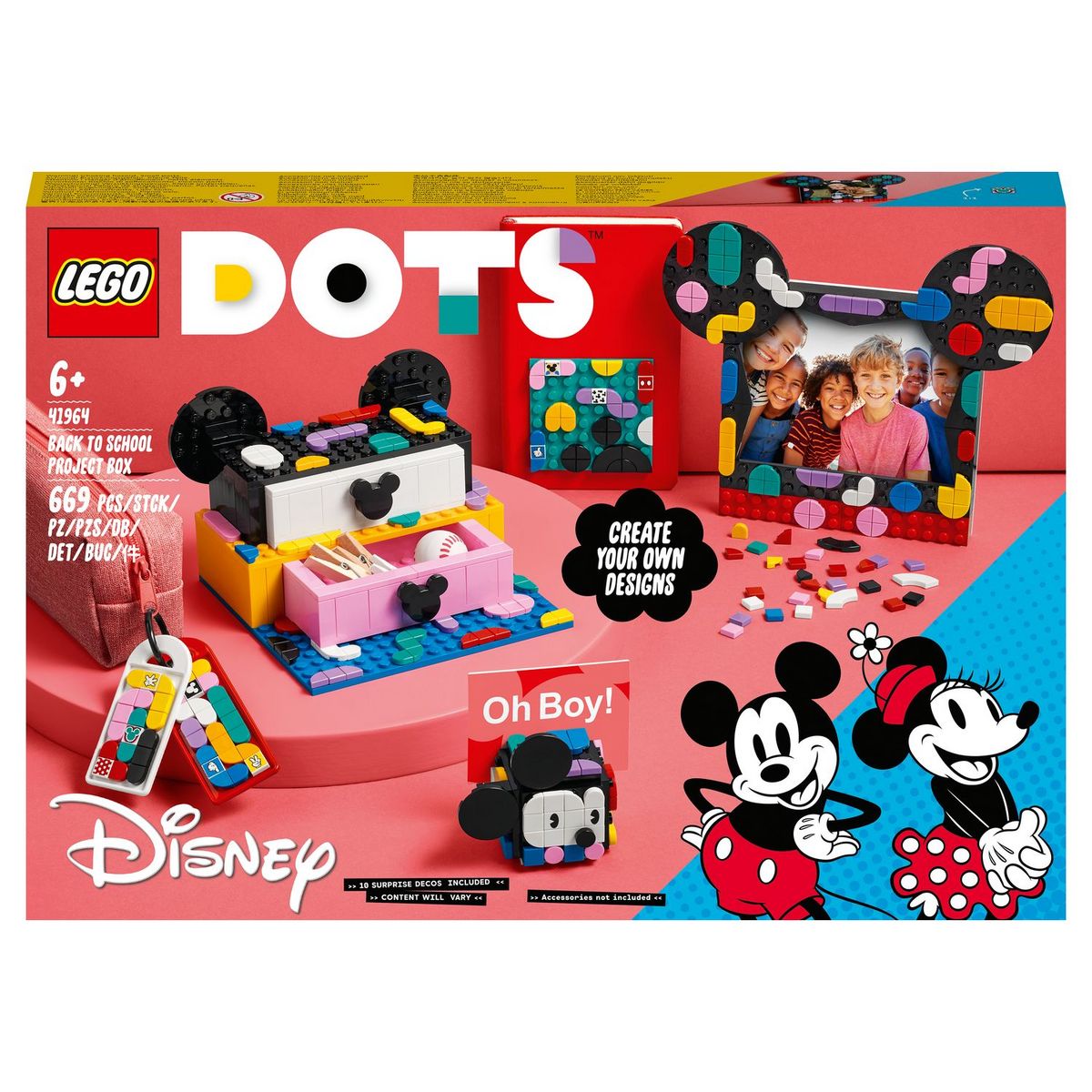 LEGO® DOTS 41924 Support Secret, Loisirs Créatifs et Bricolage DIY,  Décoration pour Chambre et Accessoires Bureau pour Enfant - Cdiscount Jeux  - Jouets