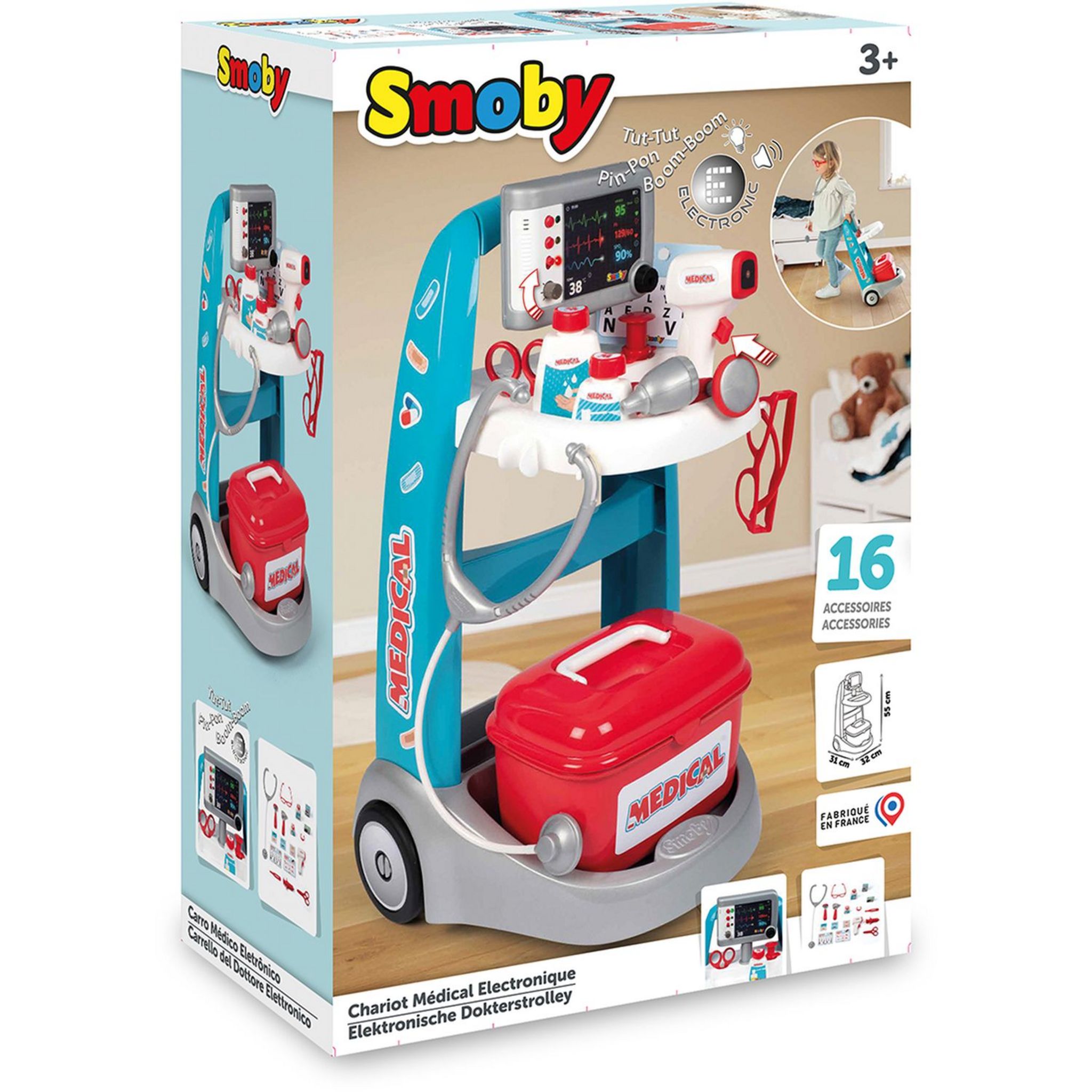 SMOBY Tronçonneuse électronique - Black and Decker - Jouet d