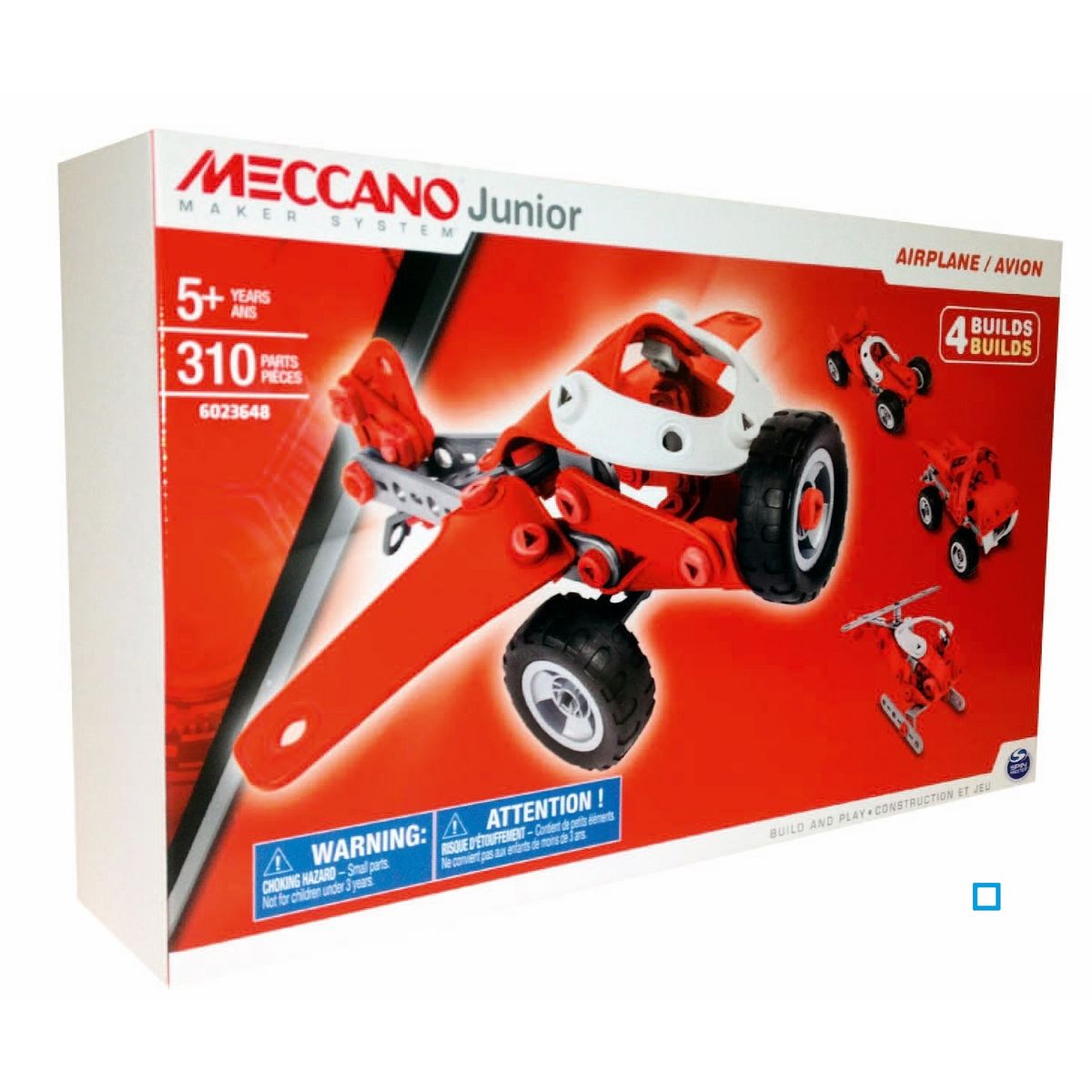 MECCANO Avion 4 modeles pas cher Auchan