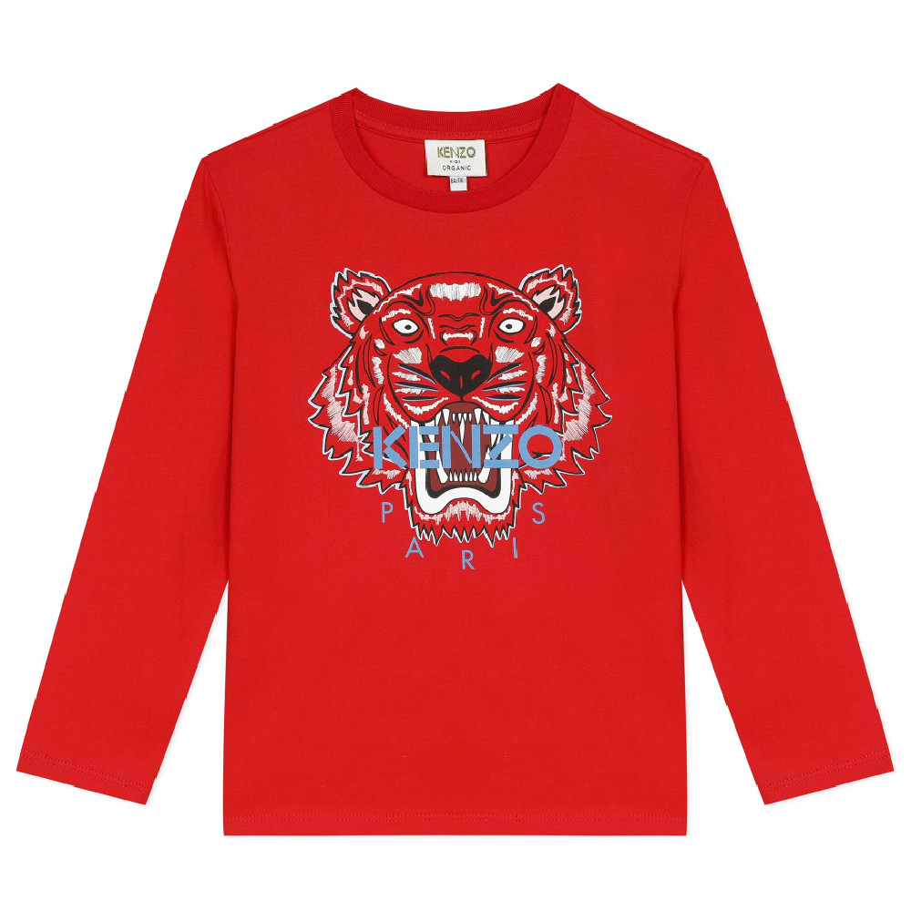 KENZO T shirt Rouge Gar on Kenzo Tiger JB 3 pas cher Auchan.fr