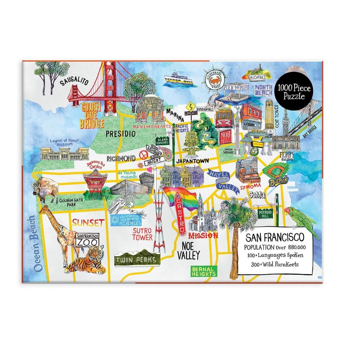  Puzzle 1000 pièces : San Francisco