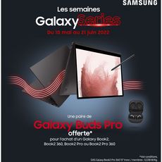 Samsung Ordinateur portable GALAXY BOOK2 PRO 15'' i7/16Go/512 EVO