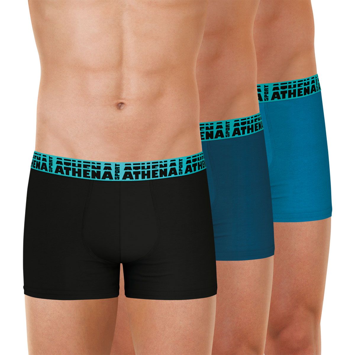 Athena Lot de 3 boxers homme Easy Sport