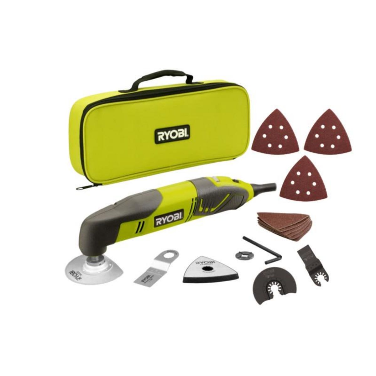 Pack RYOBI Outil multifonctions RMT300-SA - 300W - sac de