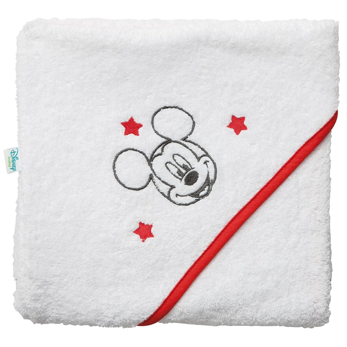 Disney Cape De Bain En Eponge Intirable Mickey Pas Cher A Prix Auchan