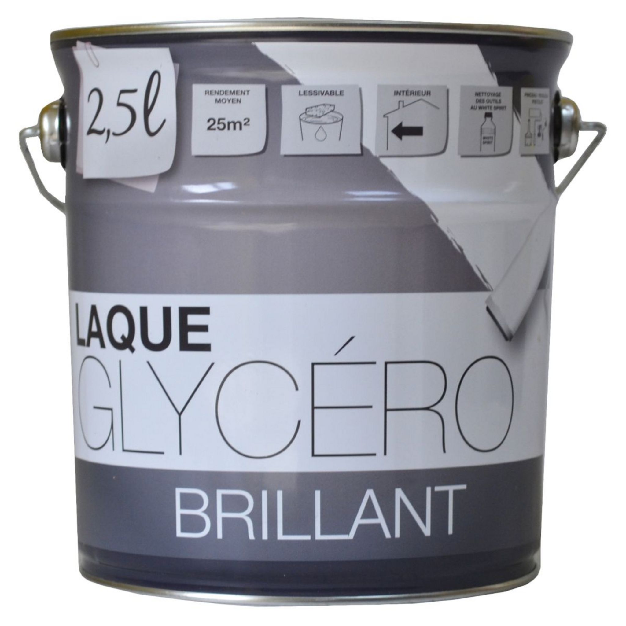 Peinture Glycéro brillante blanche TITAN / 20 KG