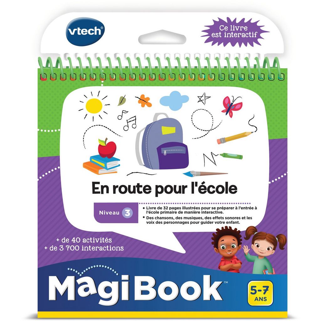 VTech - MagiBook, Livre Éducatif Enfant Niveau 3 En Route pour l