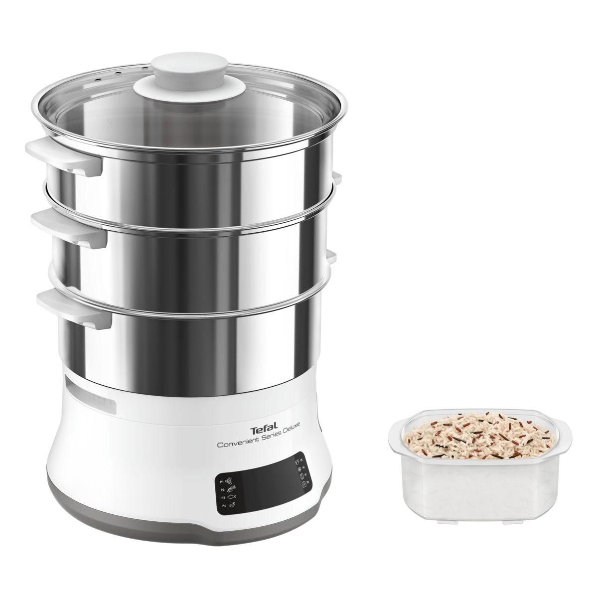 TEFAL Cuiseur vapeur VC502D10 convenient series deluxe pas cher - Auchan.fr