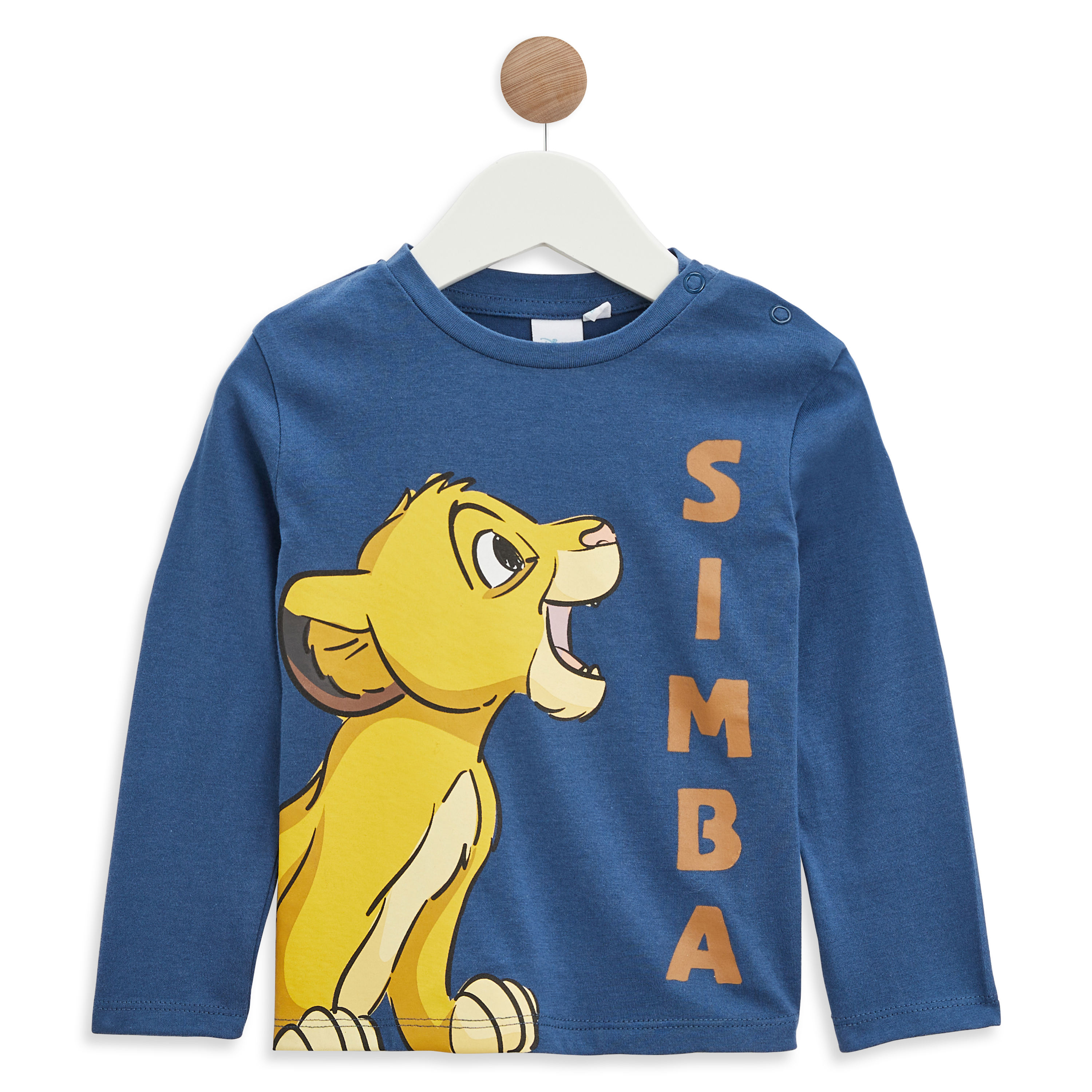 INEXTENSO T shirt manches longues bleu b b gar on LE ROI LION pas