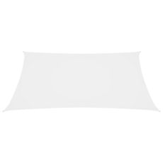 Voile de parasol Tissu Oxford rectangulaire 3,5x5 m Blanc