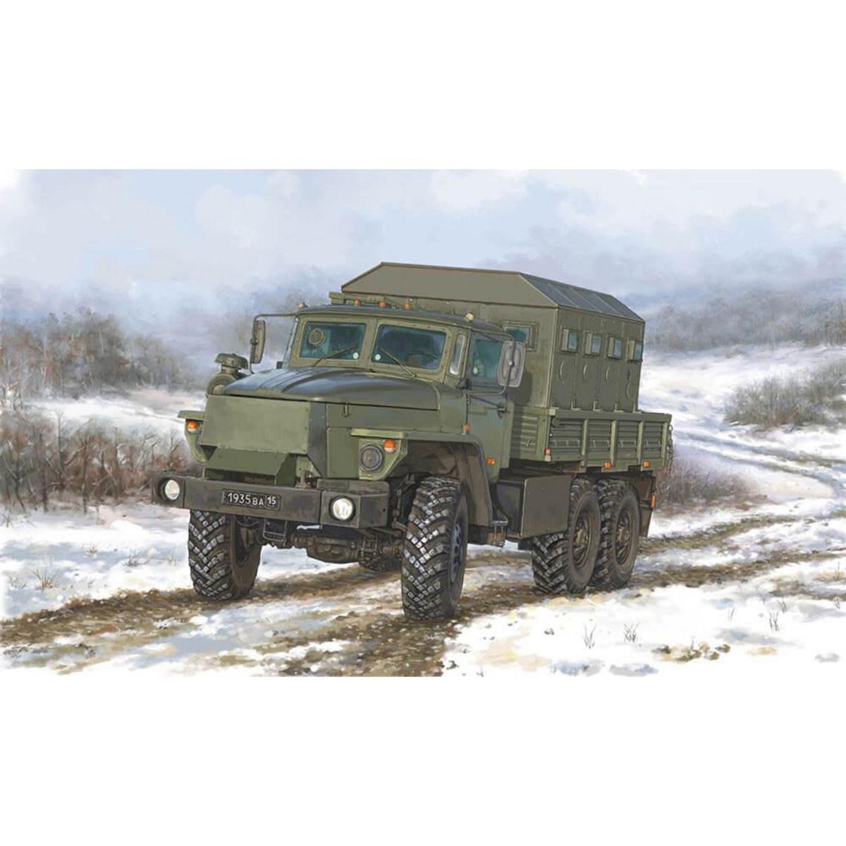 Trumpeter Maquette véhicule militaire : URAL-4320 CHZ
