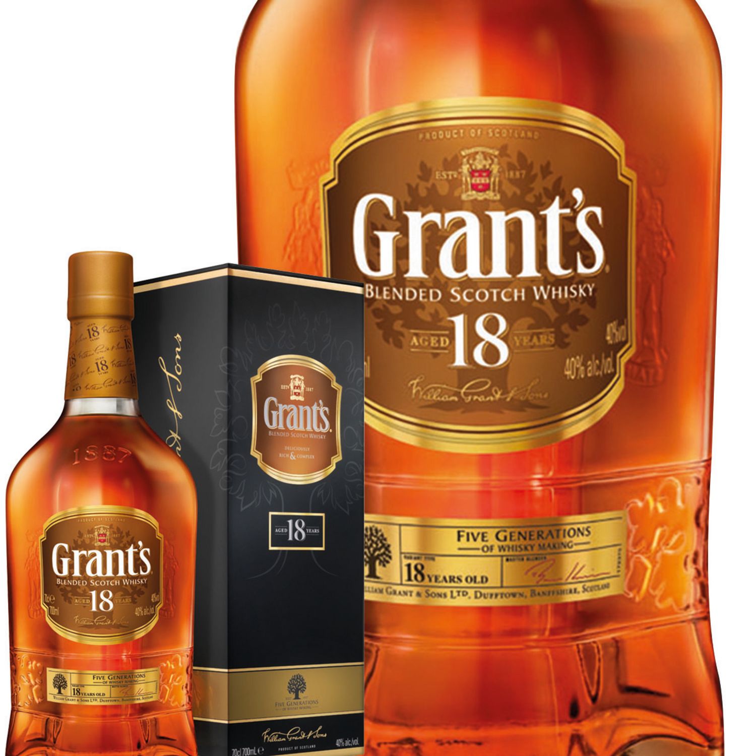 Auchan - Whisky 18 ans d'âge 40% 75cl