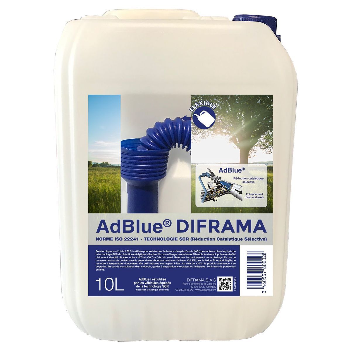 Diframa Liquide adblue technologie scr 10l 10l pas cher 