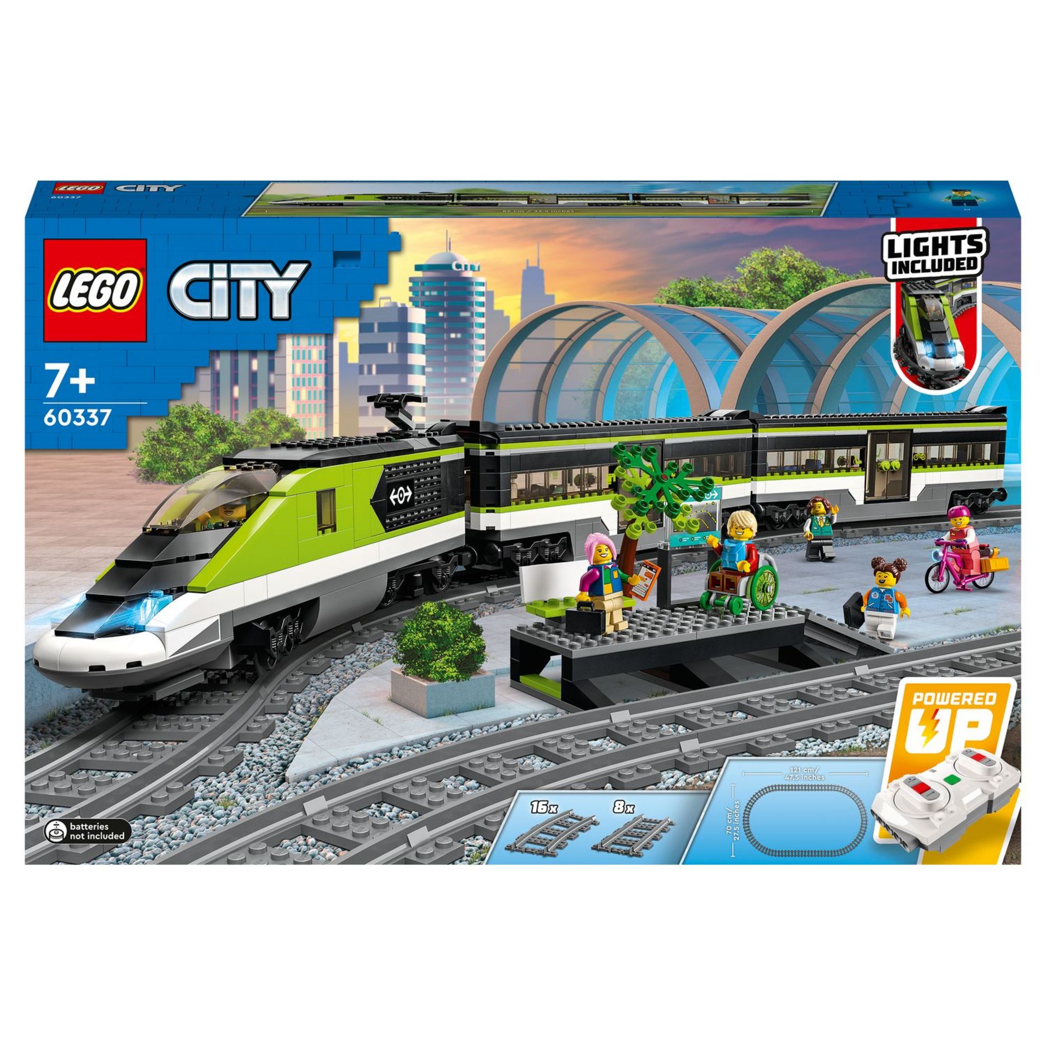 LEGO City Le Train de Voyageurs Express - Jouet de Train Télécommandé -  Phares Fonctionnels - Enfants 7 Ans - Cdiscount Jeux - Jouets