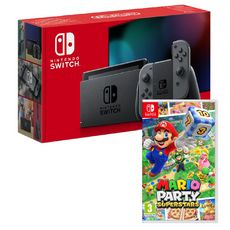 Console Nintendo Switch Joy-Con Gris + Mario Party Superstars