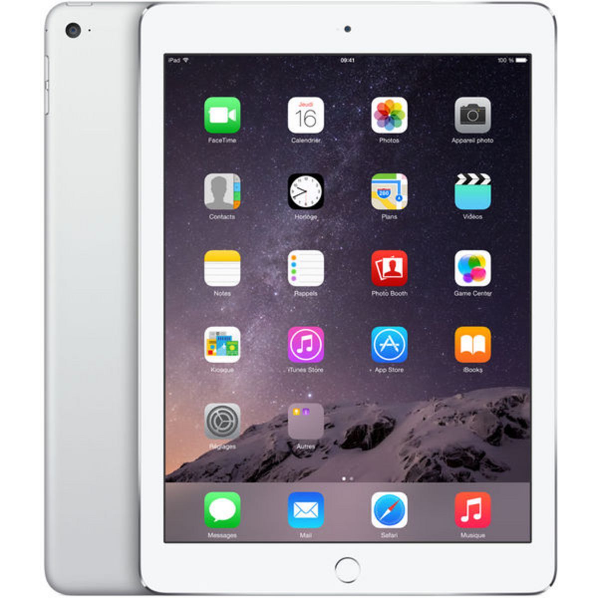 Apple Tablette tactile iPad Air 2 16 Go Argent pas cher 