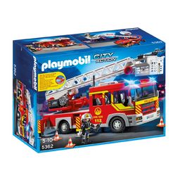 Soldes Playmobil Camion de pompier avec échelle pivotante et sirène (5362)  2024 au meilleur prix sur