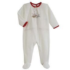 Petit Bateau Pyjama Velours Noel Bebe Pas Cher A Prix Auchan