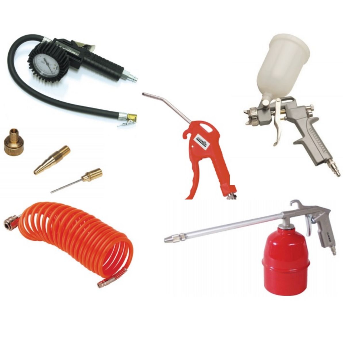 Kit de 8 embouts de gonflage pour compresseur