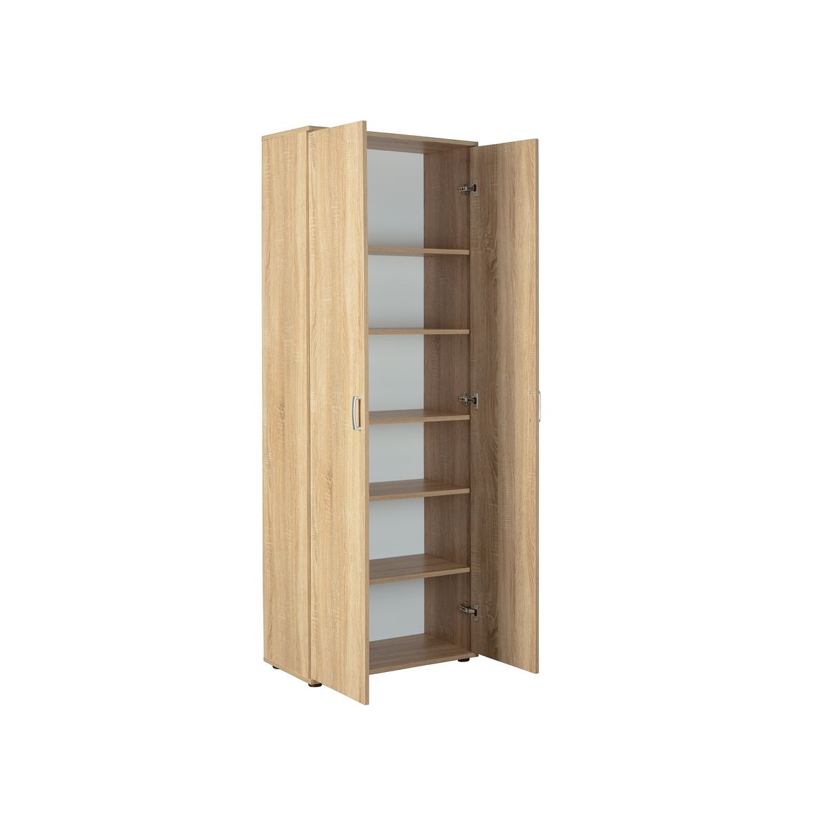 Armoire de rangement multifonctions 2 portes L70cm VISCONTI pas cher 