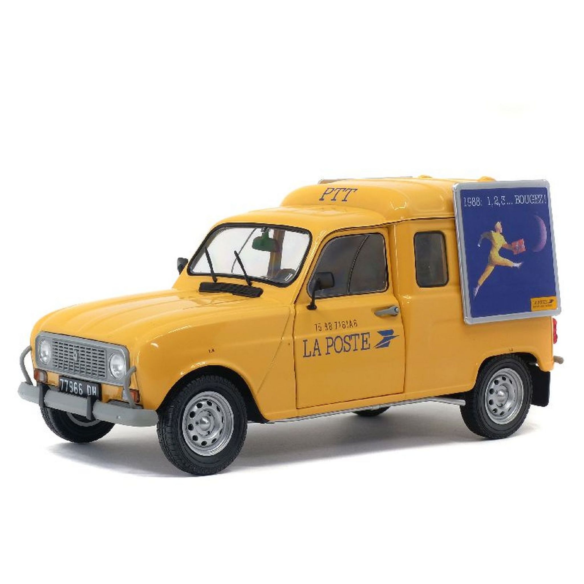 Renault 4L miniature en métal