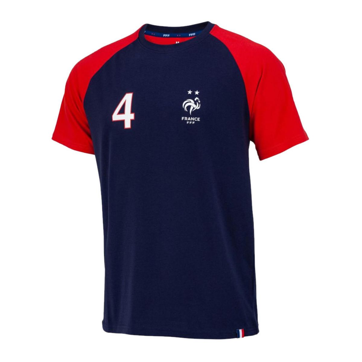 FFF Varane T-shirt Fan Marine Homme Equipe de France