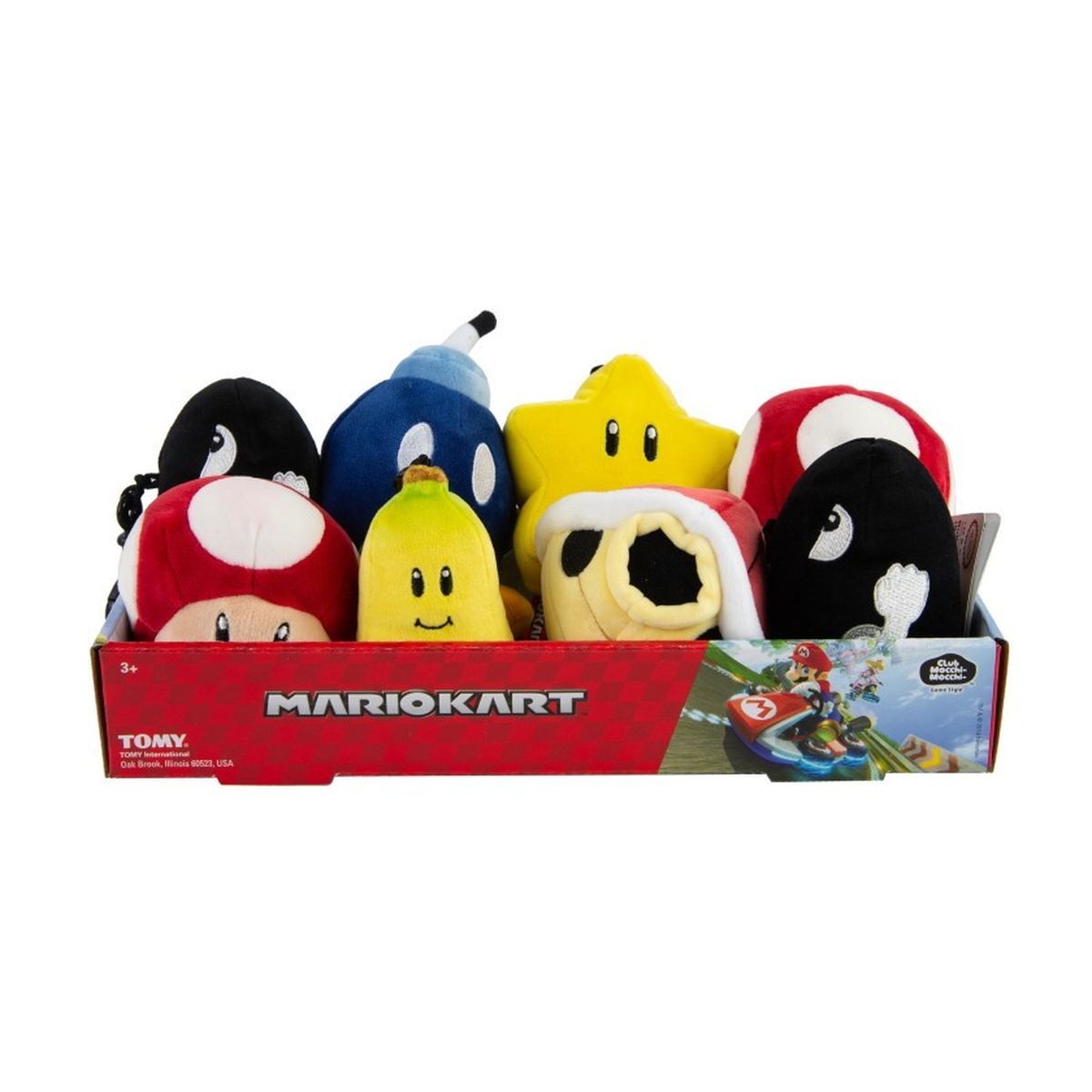 1 Peluche Mario Kart 10 cm modèle aléatoire pas cher 