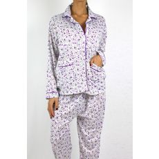 Kebello Pyjama à fleursFemme (Violet)