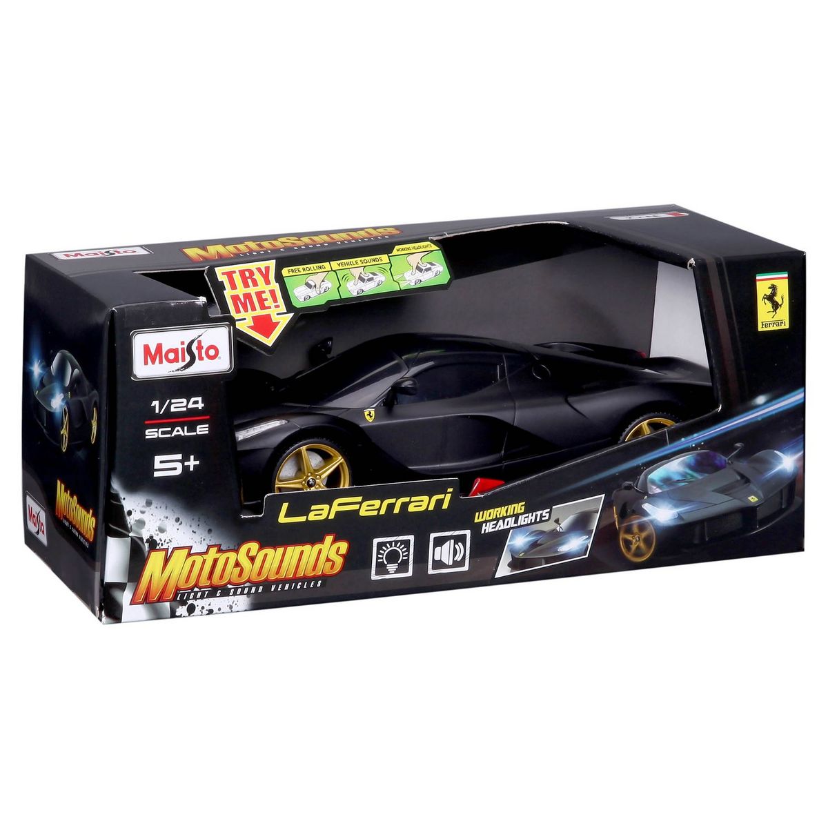 BURAGO Voiture Motosound 1/24 Maisto pas cher 