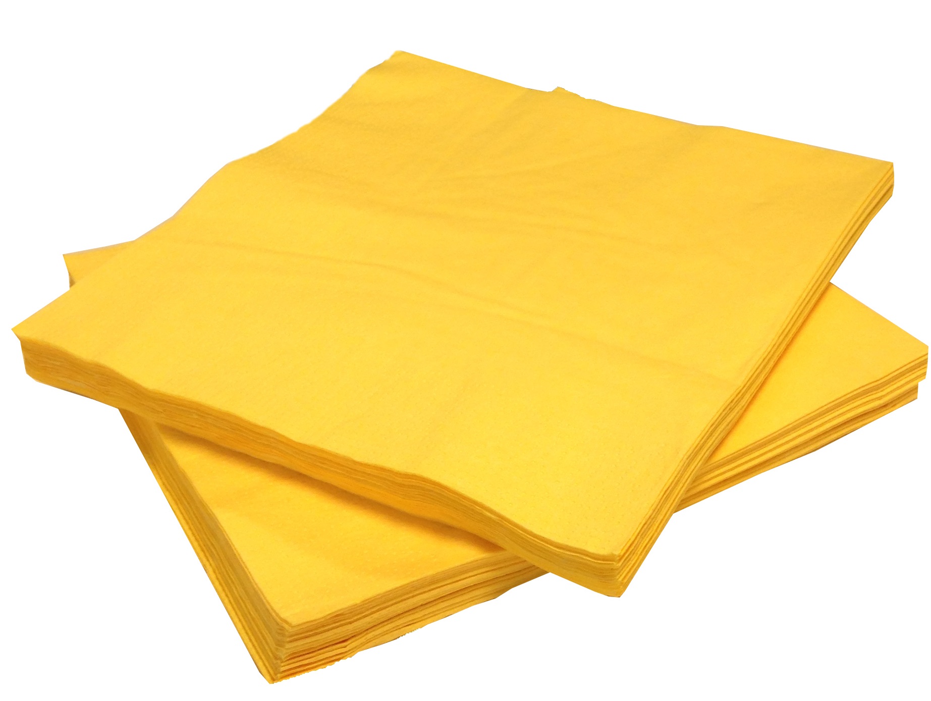 100 serviettes jaune clair pas cher 
