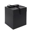 Boîte Cadeau Pliable  Festif  20cm Noir