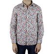 Kebello Chemise à motifsHomme. Coloris disponibles : Blanc