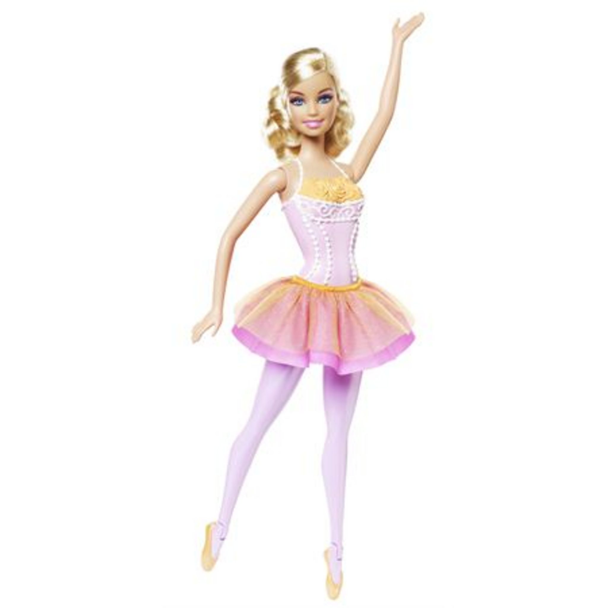 Barbie ballerine poupée danseuse aux cheveux blonds, Avec tutu