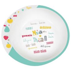 TIGEX Coffret vaisselle micro-ondes 4 pièces Miam Miam 