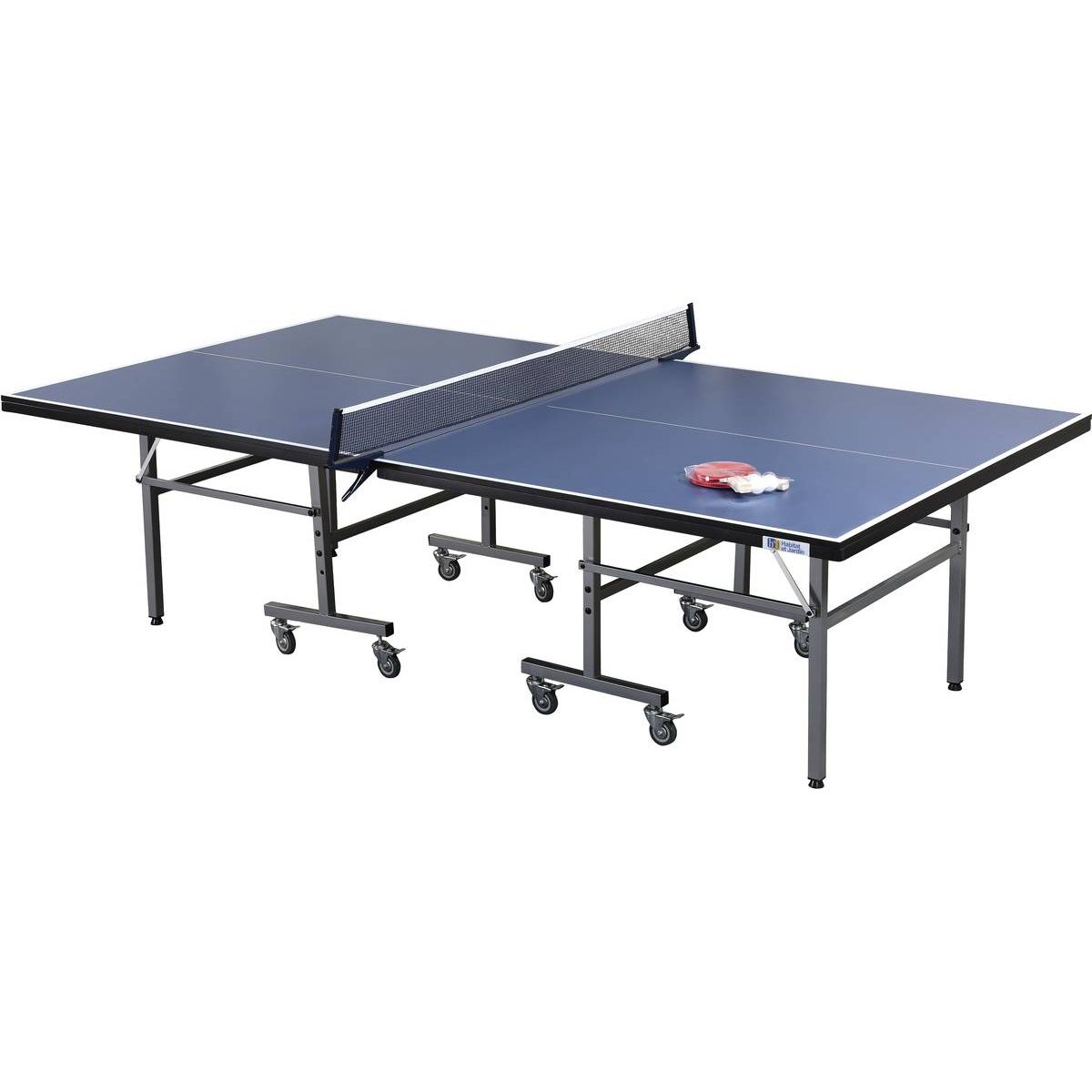 Habitat et Jardin Table ping pong intérieur - 274 x 152 x 76 cm - Bleu pas  cher 