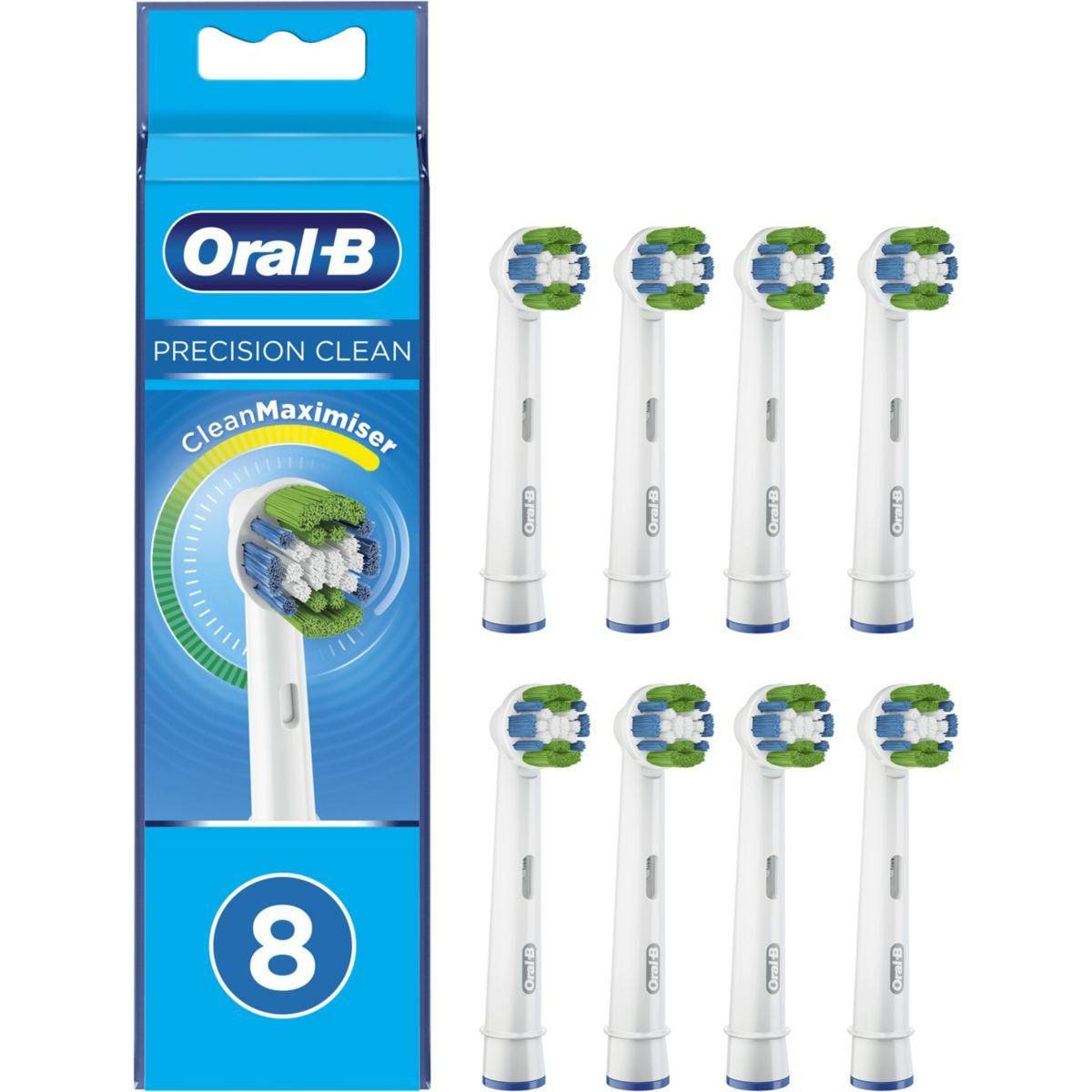 ORAL B Brossette dentaire Precision Clean x8 Clean max