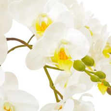 Plante artificielle avec pot Orchidee Blanc 60 cm