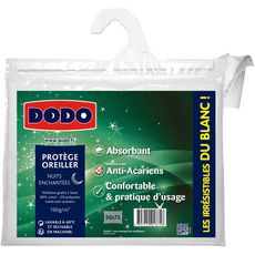 DODO Protège oreiller absorbant en polycoton anti-acariens 