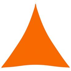 Voile de parasol Tissu Oxford triangulaire 4x4x4 m Orange
