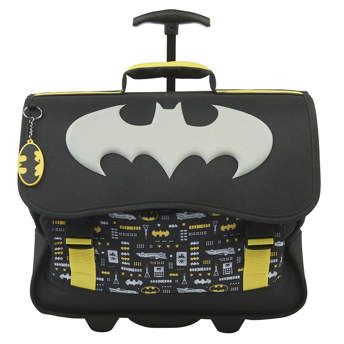 Cartable roulettes noir BATMAN