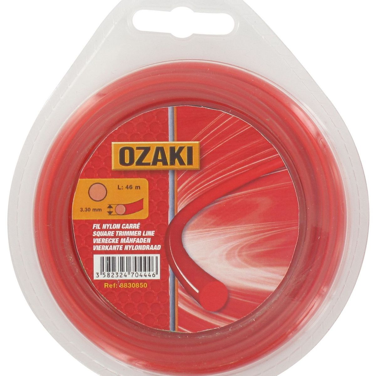 OZAKI Fil nylon rond diamètre 3.30 mm