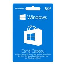 MICROSOFT Carte cadeau Windows 50 euros