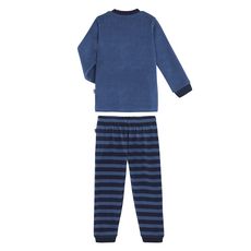 Petit Béguin Pyjama garçon manches longues Raton (Bleu)