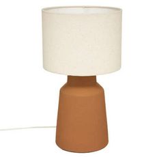 Lampe à Poser Design  Fiji  38cm Terracotta