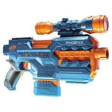 HASBRO Pistolet Elite 2.0 Phoenix CS-6 Nerf + 12 fléchettes Nerf