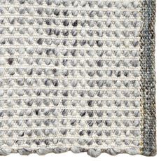 HOUSE NORDIC Kansas - Tapis en laine et coton gris (Gris foncé)