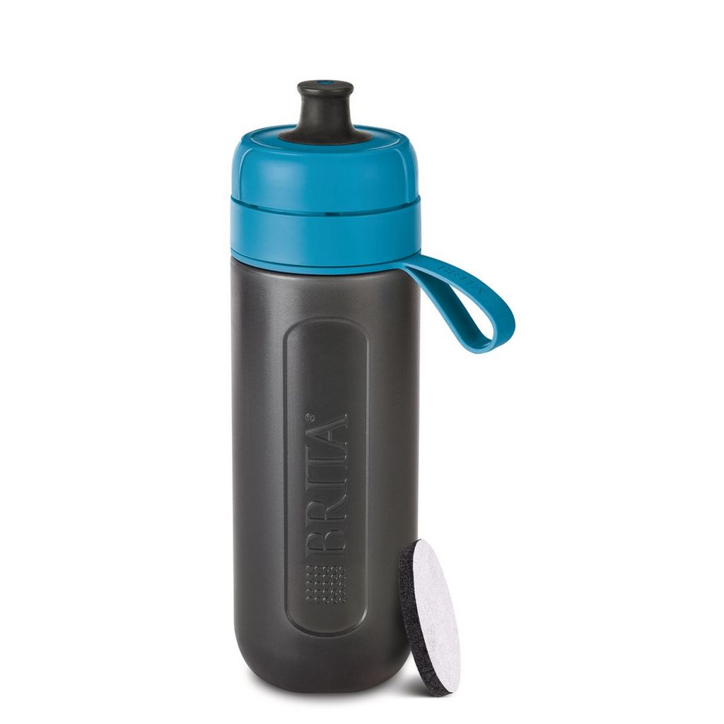 BRITA Gourde filtrante active bleue + 1 filtre MicroDisc inclus pas cher 