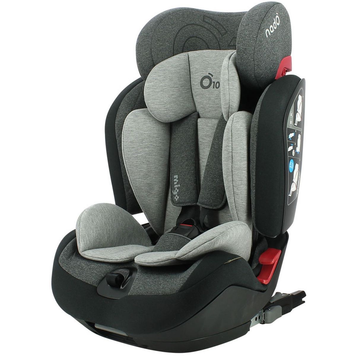 Siège auto rehausseur isofix start i fix 106-140 cm r129 i-size toucan  Nania