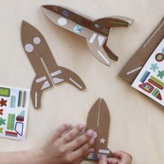 Youdoit Kit créatif aérien - 6 avions à construire + stickers